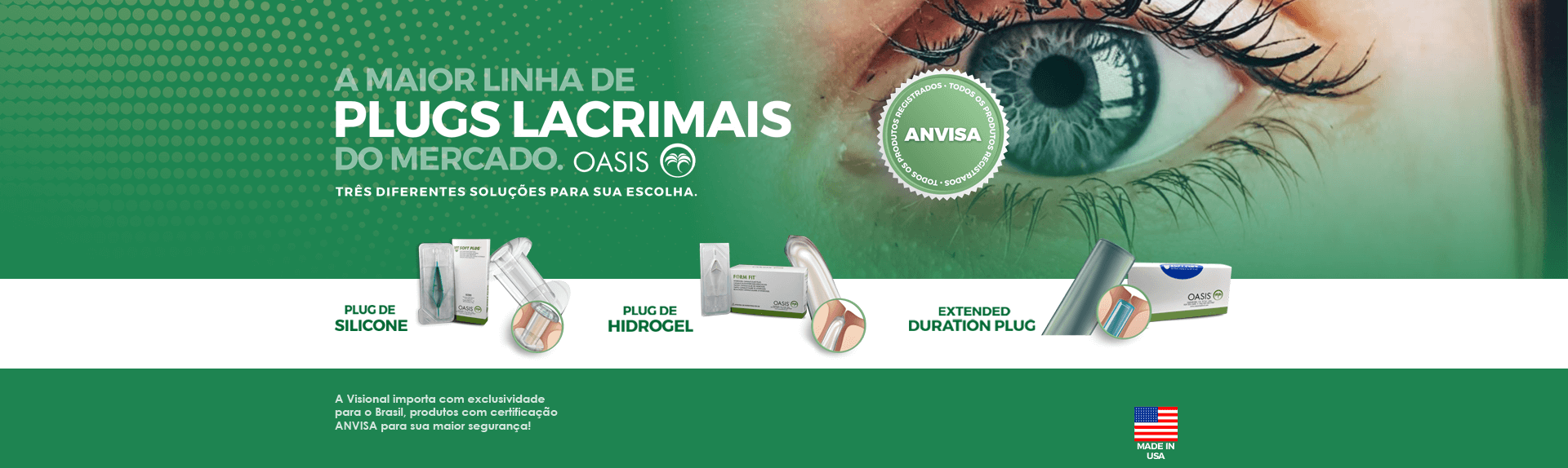 Oasis - Plugs lacrimais